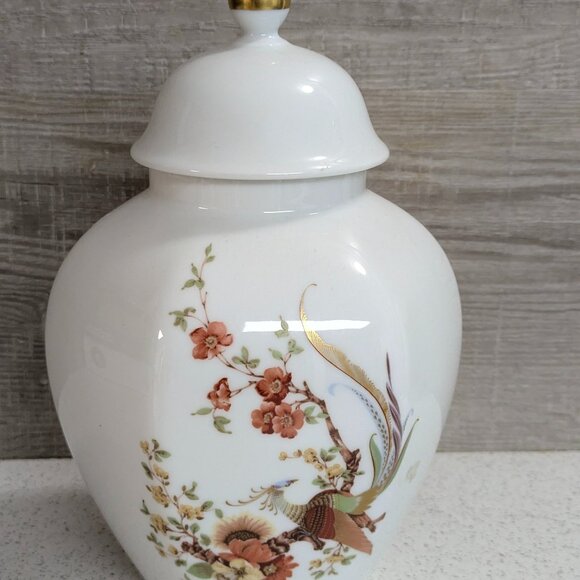 Kaiser Germany, Porcelain Ginger Jar with Lid, Olivia Pattern - Picture 2 of 6